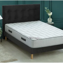 Matelas 140 X 190 Cm Ressorts Ensachés 7 Zones Mousse à Mémoire De Forme ép.25cm - IONIA De DREAMEA -Sominova Soldes Boutique matelas 13296751