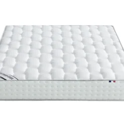 Matelas 140 X 190 Cm Ressorts Ensachés 7 Zones Mousse à Mémoire De Forme ép.25cm - IONIA De DREAMEA -Sominova Soldes Boutique matelas 13296755