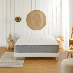 Matelas Ressorts Ensachés Et Mousse Mémoire De Forme L'Ideal - 90x190cm -Sominova Soldes Boutique matelas 13604967