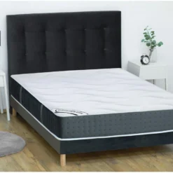 Matelas 140 X 190 Cm Ressorts Ensachés 7 Zones Et Mémoire De Forme ép.25cm - TIAMAT De DREAMEA -Sominova Soldes Boutique matelas 13612835