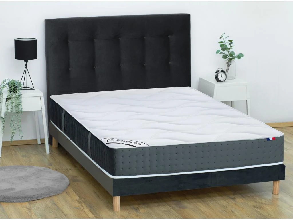 Matelas 160 X 200 Cm Ressorts Ensachés 7 Zones Et Mémoire De Forme ép.25cm - TIAMAT De DREAMEA 4 Matelas 160 X 200 Cm Ressorts Ensachés 7 Zones Et Mémoire De Forme ép.25cm - TIAMAT De DREAMEA – Image 2