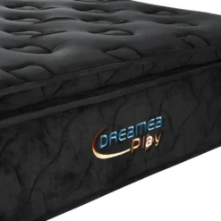 Matelas 160 X 200 Cm Ressorts Ensachés Surmatelas Intégré ép.28cm - BLACK DREAM De DREAMEA PLAY -Sominova Soldes Boutique matelas 140673 1