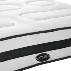 Matelas 180 X 200 Cm Ressorts Ensachés 7 Zones Et Mémoire De Forme ép.25cm - AMARANTE De NATUREA -Sominova Soldes Boutique matelas 140726