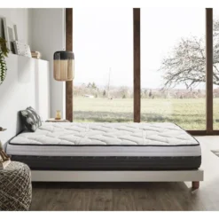 Matelas Viscoélastique 140x190 Latex Carbon Plus 27 Cm +/-2 Fermeté Moyenne-élevée. -Sominova Soldes Boutique matelas 14372185