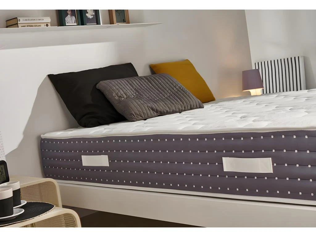 Matelas Visco Spring 200 X 200 Memory Nature Hauteur 30cm +/-2 Avec Visco Gel + Supersoft. 5 Matelas Visco Spring 200 X 200 Memory Nature Hauteur 30cm +/-2 Avec Visco Gel + Supersoft. – Image 3