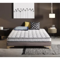 Matelas Mousse Mémoire Luxe Aloe Vera 200x200 Hauteur 16cm±2 7 Matelas Mousse Mémoire Luxe Aloe Vera 200x200 Hauteur 16cm±2 -Sominova Soldes Boutique matelas 14375037