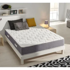 Matelas Visco Spring 80 X 200 Memory Nature Hauteur 30cm +/-2 Avec Visco Gel + Supersoft. -Sominova Soldes Boutique matelas 14375305