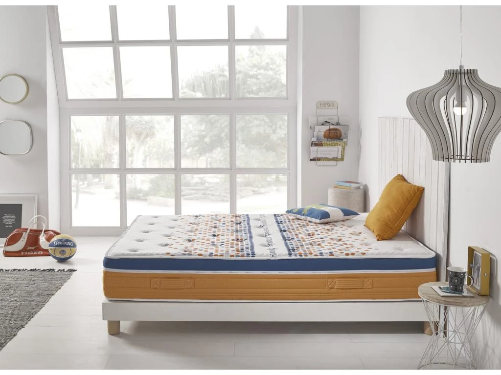 Matelas Viscoélastique Luxe Sport Tech 150x190 Hauteur 20cm +/-2 Visco De 3cm 4 Matelas Viscoélastique Luxe Sport Tech 150x190 Hauteur 20cm +/-2 Visco De 3cm – Image 2