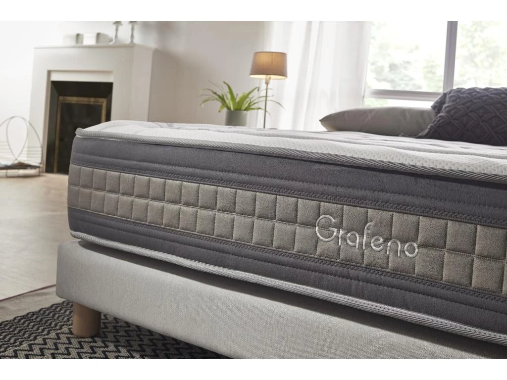 Matelas à Ressorts Ensachés 150x190 Graphène Design & Confort 29cm±2. 6 Matelas à Ressorts Ensachés 150x190 Graphène Design & Confort 29cm±2. – Image 4