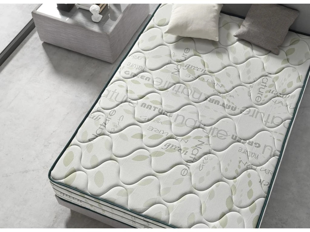 Matelas Ressorts Ensachés 160x200cm Vert Natura Hauteur 29cm +/-2. 5 Matelas Ressorts Ensachés 160x200cm Vert Natura Hauteur 29cm +/-2. – Image 3