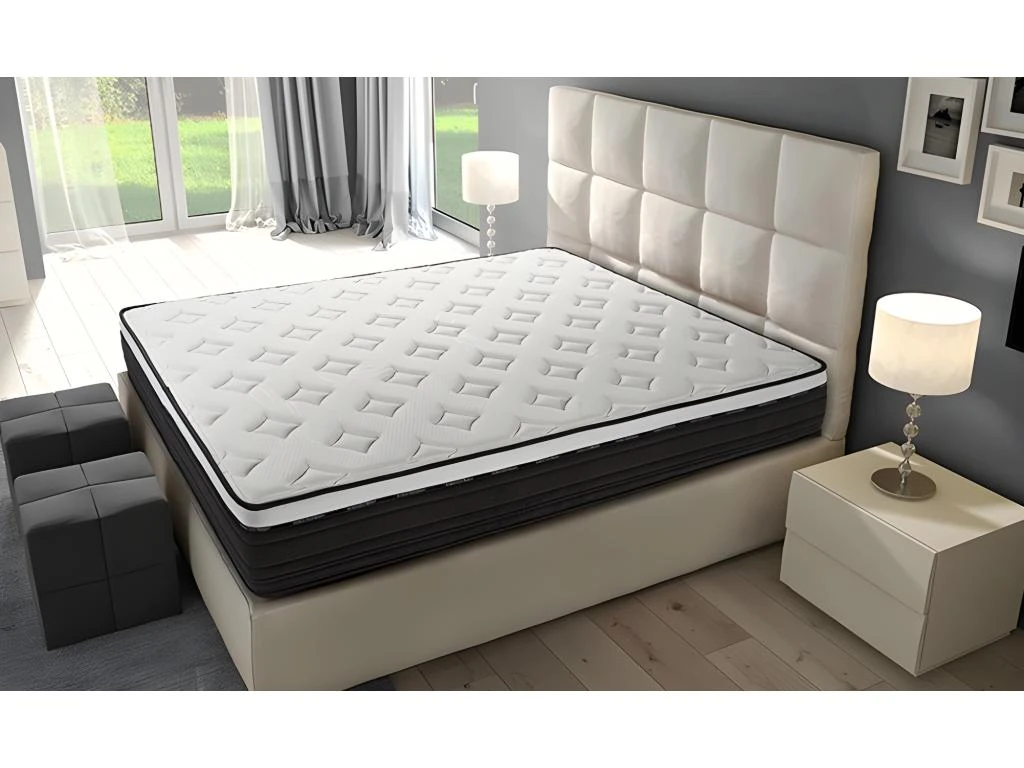 Matelas Suprême Graphène 135x190 Hauteur 24cm±2 3cm Visco 5 Matelas Suprême Graphène 135x190 Hauteur 24cm±2 3cm Visco – Image 3