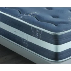 Matelas Viscoélastique Gris Turmalina 135X190 Hauteur 25cm +/-2. -Sominova Soldes Boutique matelas 14380321