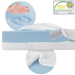 Matelas En Mousse Froide Oeko-Tex 120x60 Cm Déhoussable Lavable Et Respirant ML-DESIGN -Sominova Soldes Boutique matelas 14396717