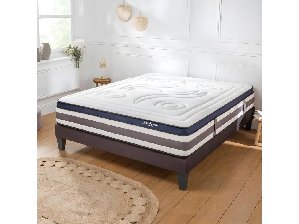 Matelas Quintessence Mousse Haute Densité Accueil Mémoire De Forme Cocooning - 30cm - 160 X 200 Cm 4 Matelas Quintessence Mousse Haute Densité Accueil Mémoire De Forme Cocooning - 30cm - 160 X 200 Cm – Image 2