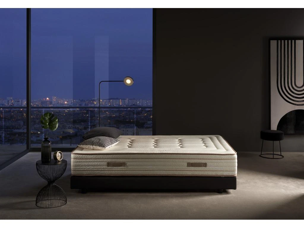 Matelas Ressorts Ensachés Hybride Bambou Nuit 120X190 Hauteur 30 Cm +/-2. 3 Matelas Ressorts Ensachés Hybride Bambou Nuit 120X190 Hauteur 30 Cm +/-2.