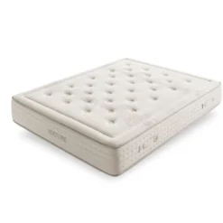 Matelas à Ressorts Ensachés Visco Fait Main VIP Nature 120x190 Hauteur 30 +/- 1 Cm - Fermeté Moyenne - Haute