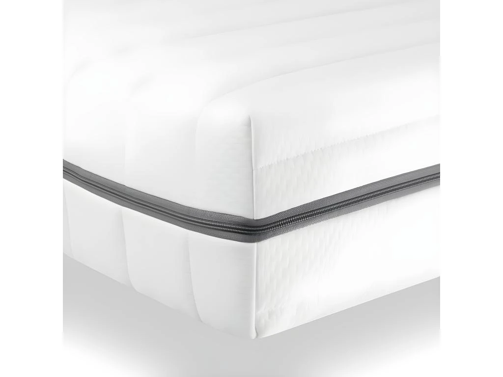 Matelas Ergonomique, 7 Zones, Matelas 80x200, 15cm, Respirant, 2 Degrés De Fermeté, Mousse Froide 3 Matelas Ergonomique, 7 Zones, Matelas 80x200, 15cm, Respirant, 2 Degrés De Fermeté, Mousse Froide