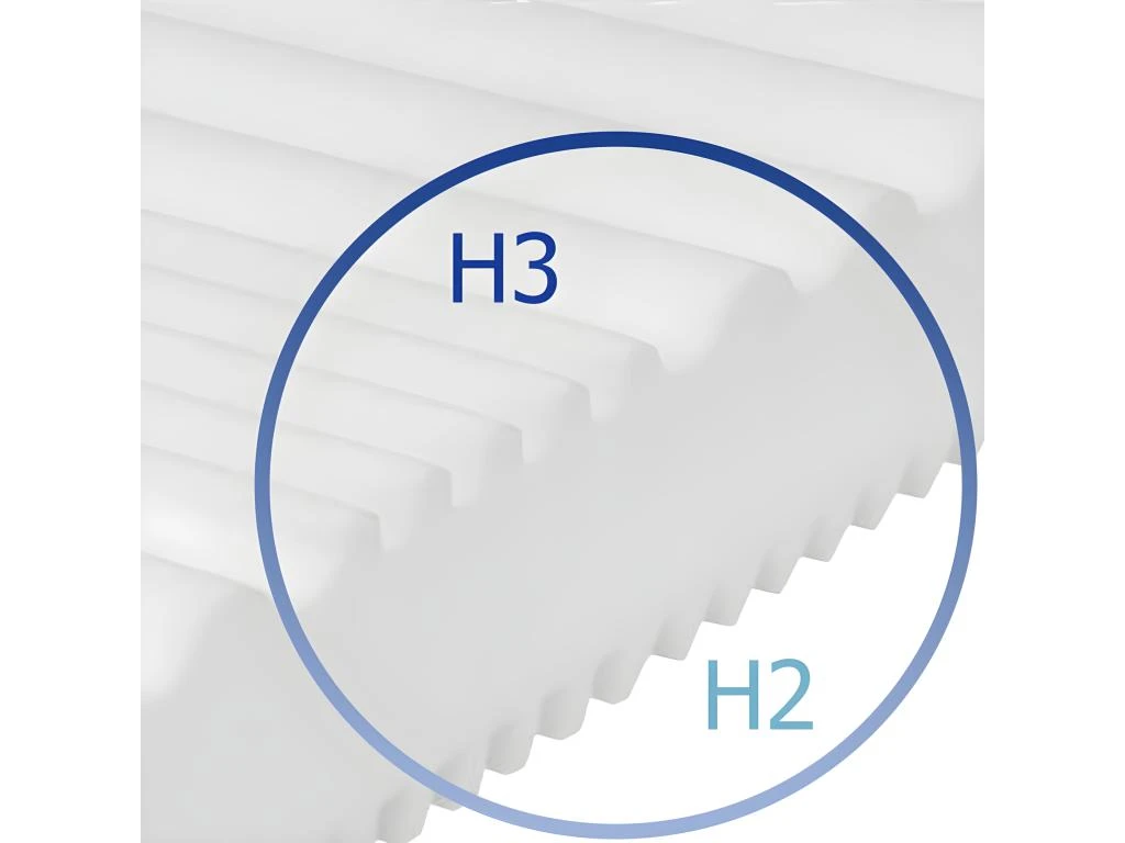 Matelas Ergonomique, 7 Zones, Matelas 80x200, 15cm, Respirant, 2 Degrés De Fermeté, Mousse Froide 5 Matelas Ergonomique, 7 Zones, Matelas 80x200, 15cm, Respirant, 2 Degrés De Fermeté, Mousse Froide – Image 3