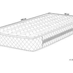 Matelas à Ressorts Ensachés Ferme 90 X 200 Cm GLORY -Sominova Soldes Boutique matelas 18129675