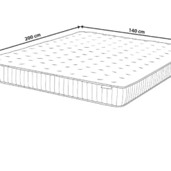 Matelas à Ressorts Ensachés Ferme 140 X 200 Cm DREAM -Sominova Soldes Boutique matelas 18260581