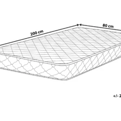 Matelas à Ressorts Ensachés équilibré / Ferme 80 X 200 Cm DUO -Sominova Soldes Boutique matelas 18260615