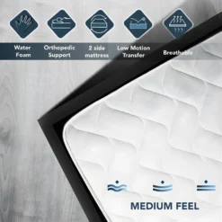 Matelas Simple 80x200 Mémoire De Forme Made In Italy Epais 20cm Orthopédique Anti Bactéries -Sominova Soldes Boutique matelas 18265879