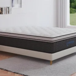Matelas 140 X 190 Cm Ressorts Ensachés Et Surmatelas Intégré ép.30cm - GAMIANI De DREAMEA -Sominova Soldes Boutique matelas 18453753