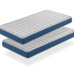 LOT X2 Matelas En Mousse Respirante 70X190 ONIX, Epaisseur 14 CM , Ergonomique Et Adaptable