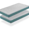 LOT X2 Matelas En Mousse Respirante 70X190 EKOZEN, Epaisseur 14 CM , Ergonomique Et Adaptable
