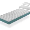 Pack Matelas 70X190 EKOZEN LIT ENFANT, Epaisseur 14 CM + 1 Oreiller à Memoire 70X35 + 1 Protege Matelas 70X190