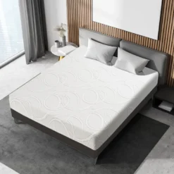 OLYMPE LITERIE | Matelas EUPRAXIE 90x200 Cm | Mousse à Mémoire De Forme | Soutien Mi-ferme -Sominova Soldes Boutique matelas 19540103