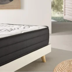 Matelas Ressorts Ensachés 25cm D'épaisseur + Oreillers, Accueil Viscolatex - 140x190 -Sominova Soldes Boutique matelas 19804789