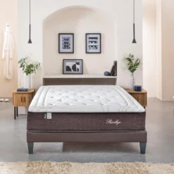 BELLECOUR LITERIE | Matelas PRIVILEGE 140x190 Cm | Ressorts Ensachés & Mémoire De Forme | Soutien Ferme -Sominova Soldes Boutique matelas 19904353