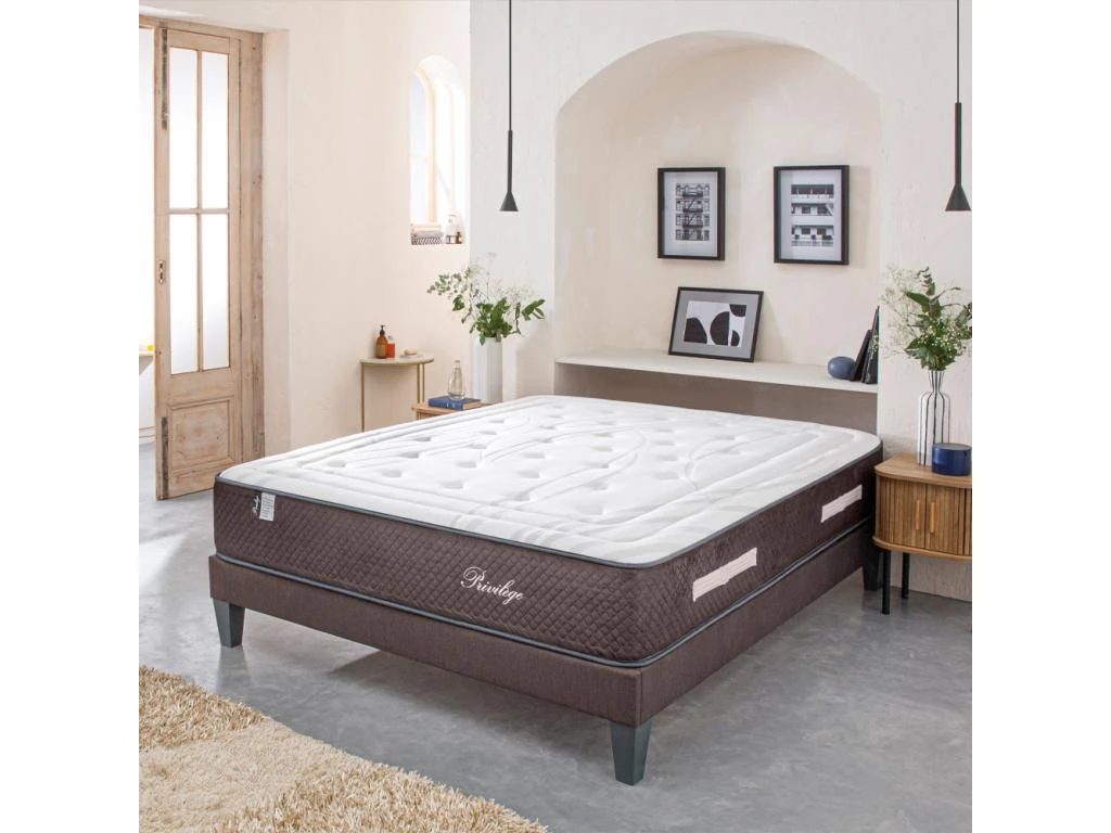 BELLECOUR LITERIE | Matelas PRIVILEGE 140x200 Cm | Ressorts Ensachés & Mémoire De Forme | Soutien Ferme 5 BELLECOUR LITERIE | Matelas PRIVILEGE 140x200 Cm | Ressorts Ensachés & Mémoire De Forme | Soutien Ferme – Image 3