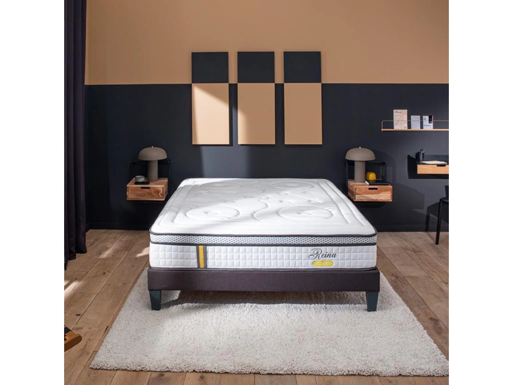 BELLECOUR LITERIE | Matelas REINA 2.0 160x200 Cm | Ressorts Ensachés | Soutien Ferme 4 BELLECOUR LITERIE | Matelas REINA 2.0 160x200 Cm | Ressorts Ensachés | Soutien Ferme – Image 2