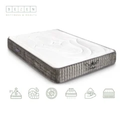 Bezen Matelas Mémoire De Forme Bellagio Deluxe | 21 Cms | 200X200 -Sominova Soldes Boutique matelas 19911053