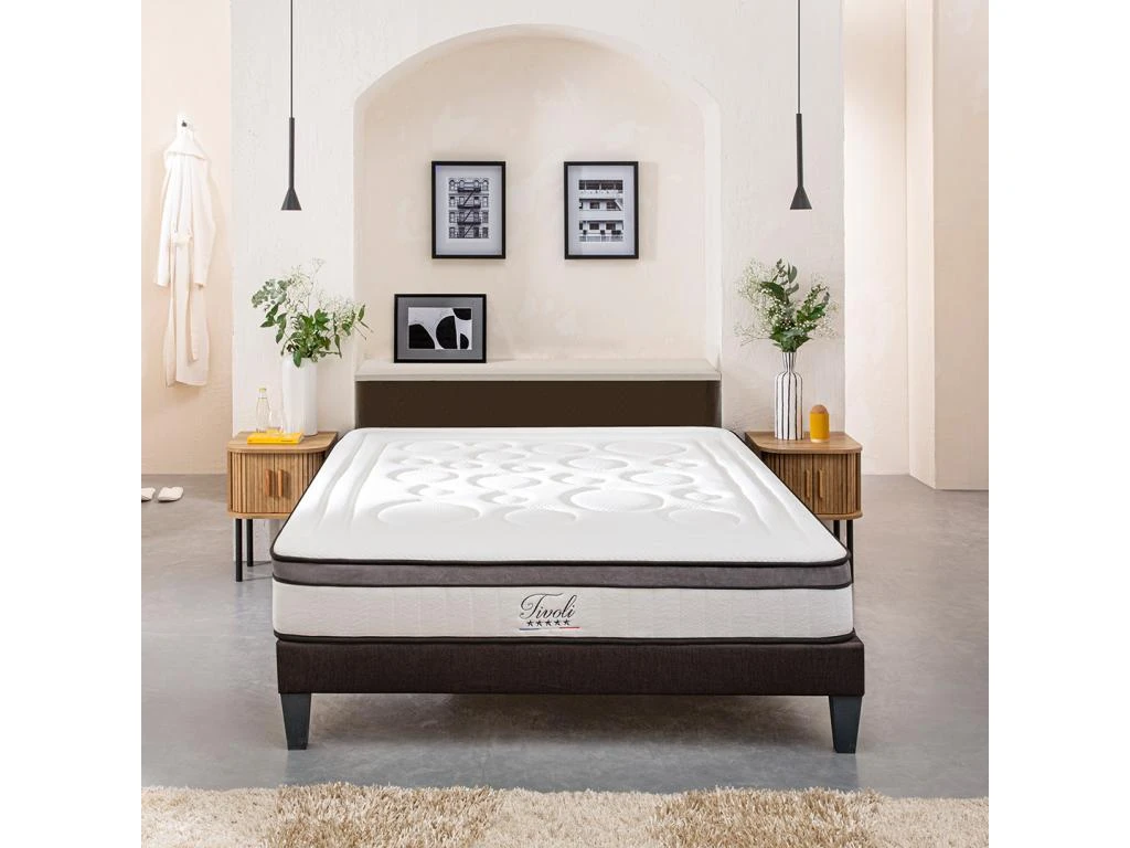 BELLECOUR LITERIE | Matelas TIVOLI 160x200 Cm | Mousse à Mémoire De Forme | Soutien Ferme 4 BELLECOUR LITERIE | Matelas TIVOLI 160x200 Cm | Mousse à Mémoire De Forme | Soutien Ferme – Image 2