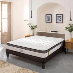 BELLECOUR LITERIE | Matelas TIVOLI 140x200 Cm | Mousse à Mémoire De Forme | Soutien Ferme -Sominova Soldes Boutique matelas 20031475