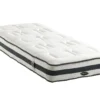 Matelas 80 X 200 Cm Ressorts Ensachés 7 Zones Et Mémoire De Forme ép.25cm - AMARANTE De NATUREA