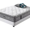 Matelas Ressorts "Laura" - 140 X 190 Cm - Blanc / Gris -Sominova Soldes Boutique matelas 20940903