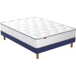 Matelas Ressorts Ensachés + Mousse Mémoire Merinos SWEETY 140x190 -Sominova Soldes Boutique matelas 21016273