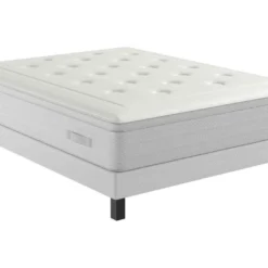 Matelas Simmons Ressorts Ensachés + Mousse Mémoire Grand Confort 33cm SW6 90x190 -Sominova Soldes Boutique matelas 21234775