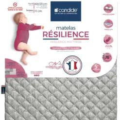 Matelas Bébé Déhoussable RESILIENCE 70x140 Cm -Sominova Soldes Boutique matelas 21234837