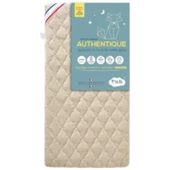 Matelas Bébé Sans Traitement Déhoussable AUTHENTIQUE 60x120