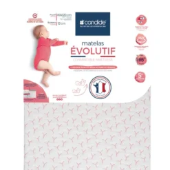 Matelas Bébé Déhoussable EVOLUTIF 60x120 Cm -Sominova Soldes Boutique matelas 21237525
