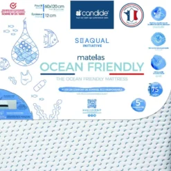Matelas Bébé Déhoussable OCEAN FRIENDLY 70x140 Cm -Sominova Soldes Boutique matelas 21237741