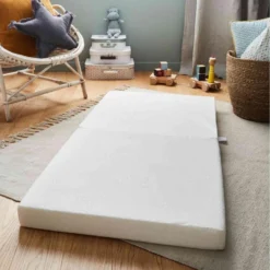 Matelas Bébé Pliant 2 Parties Déhoussable NOMADE PREMIUM 60x120 -Sominova Soldes Boutique matelas 21238079