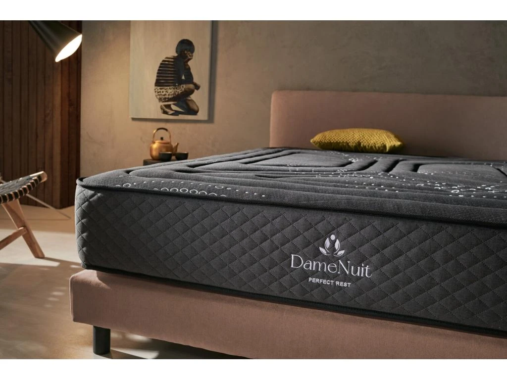 Matelas 140x200 Dame Nuit | Soutien Ferme évolutif | Ressorts Ensachés Deep Spring & Mémoire De Forme Hr | 25cm D'epaisseur 6 Matelas 140x200 Dame Nuit | Soutien Ferme évolutif | Ressorts Ensachés Deep Spring & Mémoire De Forme Hr | 25cm D'epaisseur – Image 4