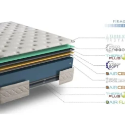 Matelas 120x190 Crystal Royalty® | Mousse Mémoire De Forme | épaisseur 30 Cm | Ferme - 11 Zones De Confort -Sominova Soldes Boutique matelas 21962035