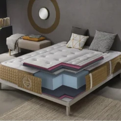 Matelas 135x190 Bliss Confort | épaisseur 30 Cm | Ergonomiquee & Orthopédique | Soutien Semi-ferme à Ferme -Sominova Soldes Boutique matelas 21962327